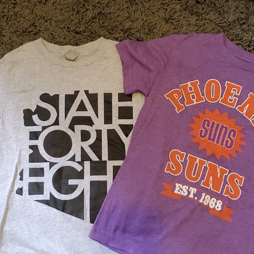 Two AZ shirts